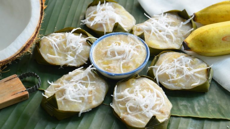 ทำอาหารคาวแล้วก็ต้องทำอาหารหวานด้วย วันนี้จะนำเสนอวิธีการทำ ขนมกล้วย ขนมไทยโบราณ